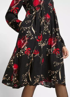 Floral Print Dress -Lush Fit Store Floral Print Dress970487FRSP W03