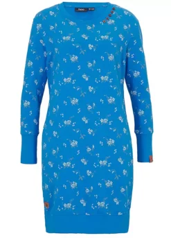 Floral Print Sweatshirt Dress -Lush Fit Store Floral Print Sweatshirt Dress929485FRSC