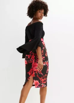 Floral Shift Dress -Lush Fit Store Floral Shift Dress949921FRSP W01