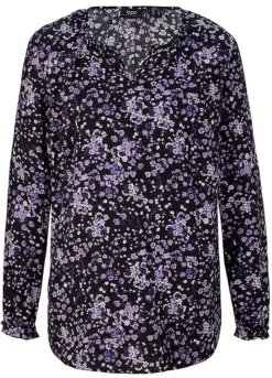 Floral Viscose Blouse -Lush Fit Store Floral Viscose Blouse971075FRSC