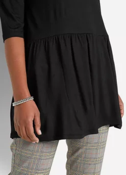 Flounced Jersey Top -Lush Fit Store Flounced Jersey Top911053FRSP W02