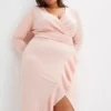 Flounced Wrap Dress -Lush Fit Store Flounced Wrap Dress904138FRSB