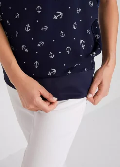 Georgette Batwing Blouse -Lush Fit Store Georgette Batwing Blouse924894FRSP W03