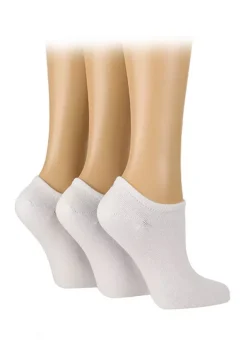 Glenmuir Ladies Pack Of 3 White Trainer Socks 5 Glenmuir Ladies Pack Of 3 White Trainer Socks -Lush Fit Store Glenmuir Ladies Pack of 3 White Trainer Socks21H931FRSP W01