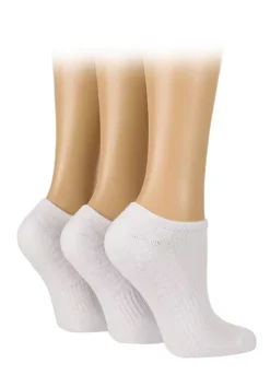 Glenmuir Ladies White Pack Of 3 Sport Socks 5 Glenmuir Ladies White Pack Of 3 Sport Socks -Lush Fit Store Glenmuir Ladies White Pack of 3 Sport Socks21H992FRSP W01