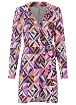 Graphic Print Mini Dress -Lush Fit Store Graphic Print Mini Dress923412FRSC