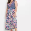 Graphic Printed Maxi Dress -Lush Fit Store Graphic Printed Maxi Dress927799FRSB