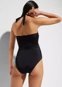 Halterneck Non Wired Swimsuit -Lush Fit Store Halterneck Non Wired Swimsuit904699FRSP W01