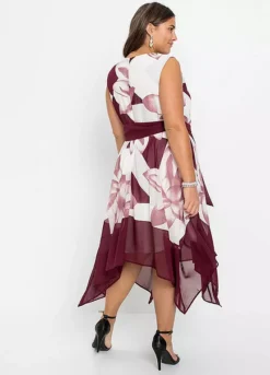 Hanky Hem Floral Dress -Lush Fit Store Hanky Hem Floral Dress959333FRSB W01