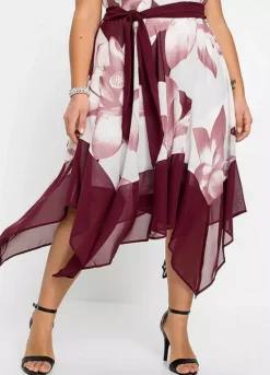 Hanky Hem Floral Dress -Lush Fit Store Hanky Hem Floral Dress959333FRSB W02