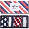 Happy Socks Pack Of 4 Classic Navy Socks Gift Set -Lush Fit Store Happy Socks Pack of 4 Classic Navy Socks Gift Set84C359FRSC