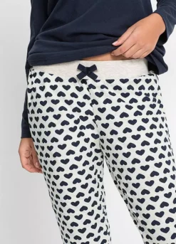 Heart Print Pyjamas -Lush Fit Store Heart Print Pyjamas962721FRSP W02