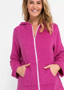 Hooded Dressing Gown -Lush Fit Store Hooded Dressing Gown918938FRSP W02