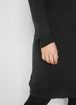 Hooded Knee-Length Knit Dress -Lush Fit Store Hooded Knee Length Knit Dress955531FRSB W02