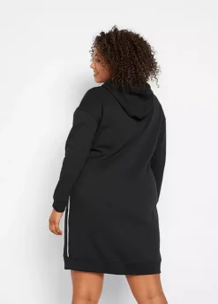 Hooded Sweat Dress -Lush Fit Store Hooded Sweat Dress923105FRSB W01