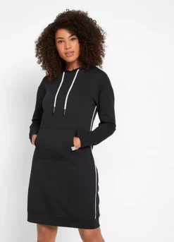 Lush Fit Store -Lush Fit Store Hooded Sweat Dress923105FRSP