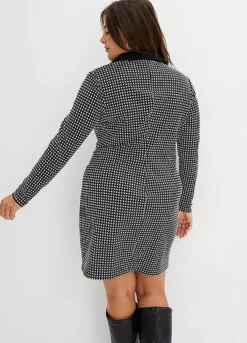 Houndstooth Mini Dress -Lush Fit Store Houndstooth Mini Dress910057FRSB W01
