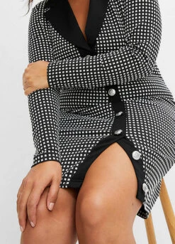 Houndstooth Mini Dress -Lush Fit Store Houndstooth Mini Dress910057FRSB W02