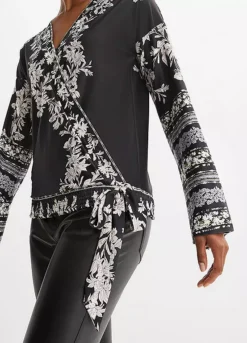 Jersey Wrap Top -Lush Fit Store Jersey Wrap Top969241FRSP W03