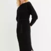 Knitted Dress & Belt -Lush Fit Store Knitted Dress Belt953089FRSP