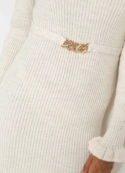 Knitted Long Sleeve Dress -Lush Fit Store Knitted Long Sleeve Dress930308FRSP W03