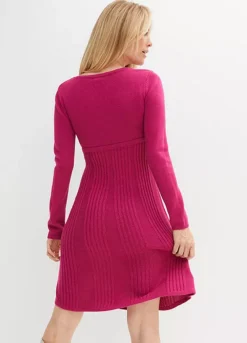 Knitted Smock Dress -Lush Fit Store Knitted Smock Dress936428FRSP W01