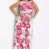 Knotted Paisley Print Maxi Dress -Lush Fit Store Knotted Paisley Print Maxi Dress948110FRSB
