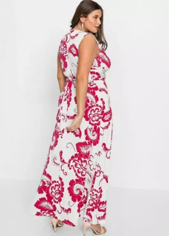 Knotted Paisley Print Maxi Dress -Lush Fit Store Knotted Paisley Print Maxi Dress948110FRSB W01