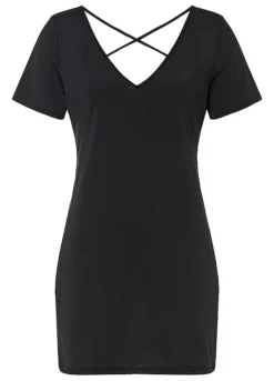 Lace Back Negligee -Lush Fit Store Lace Back Negligee949219FRSC