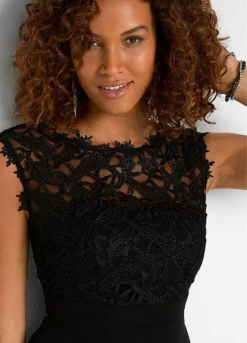 Lace Bodice Skater Dress -Lush Fit Store Lace Bodice Skater Dress931038FRSP W02