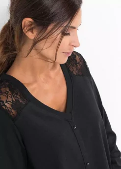 Lace Detail Printed Pyjamas -Lush Fit Store Lace Detail Printed Pyjamas937823FRSP W02