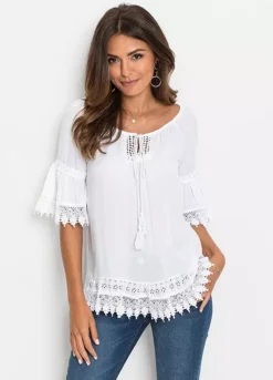 Lace Hem Tunic