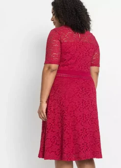 Lace Skater Dress -Lush Fit Store Lace Skater Dress958936FRSB W01