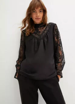Lace Sleeve Blouse