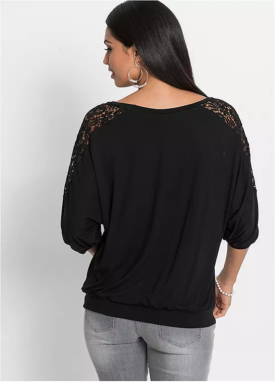 Lace Sleeve Slouch Top 5 Lace Sleeve Slouch Top - Image 3