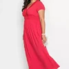 Lace Trim Maxi Dress -Lush Fit Store Lace Trim Maxi Dress931678FRSB