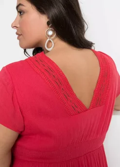 Lace Trim Maxi Dress -Lush Fit Store Lace Trim Maxi Dress931678FRSB W01