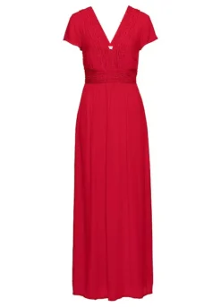 Lace Trim Maxi Dress -Lush Fit Store Lace Trim Maxi Dress931678FRSC