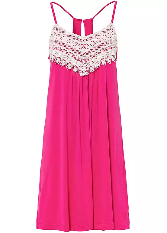 Lace Trim Summer Mini Dress 5 Lace Trim Summer Mini Dress - Image 3