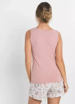 Lace Trim Summer Pyjamas -Lush Fit Store Lace Trim Summer Pyjamas922779FRSP W01