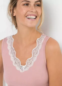 Lace Trim Summer Pyjamas -Lush Fit Store Lace Trim Summer Pyjamas922779FRSP W02