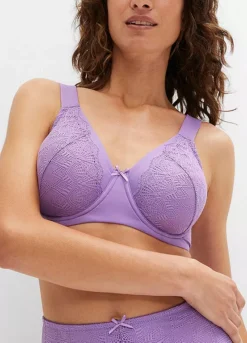 Lace Underwired Minimiser Bra -Lush Fit Store Lace Underwired Minimiser Bra918814FRSP W02