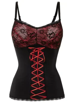 Lace-Up Shaper Top -Lush Fit Store Lace Up Shaper Top962624FRSC