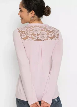 Lace Yoke Tunic -Lush Fit Store Lace Yoke Tunic934970FRSP W01