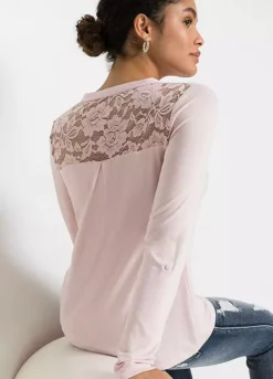 Lace Yoke Tunic -Lush Fit Store Lace Yoke Tunic934970FRSP W03