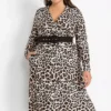 Leopard Print Midi Dress -Lush Fit Store Leopard Print Midi Dress970254FRSB