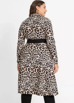 Leopard Print Midi Dress -Lush Fit Store Leopard Print Midi Dress970254FRSB W01