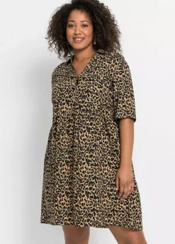 Leopard Shirt Dress