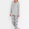 Long Printed Pyjamas -Lush Fit Store Long Printed Pyjamas952486FRSP