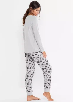 Long Printed Pyjamas -Lush Fit Store Long Printed Pyjamas952486FRSP W01